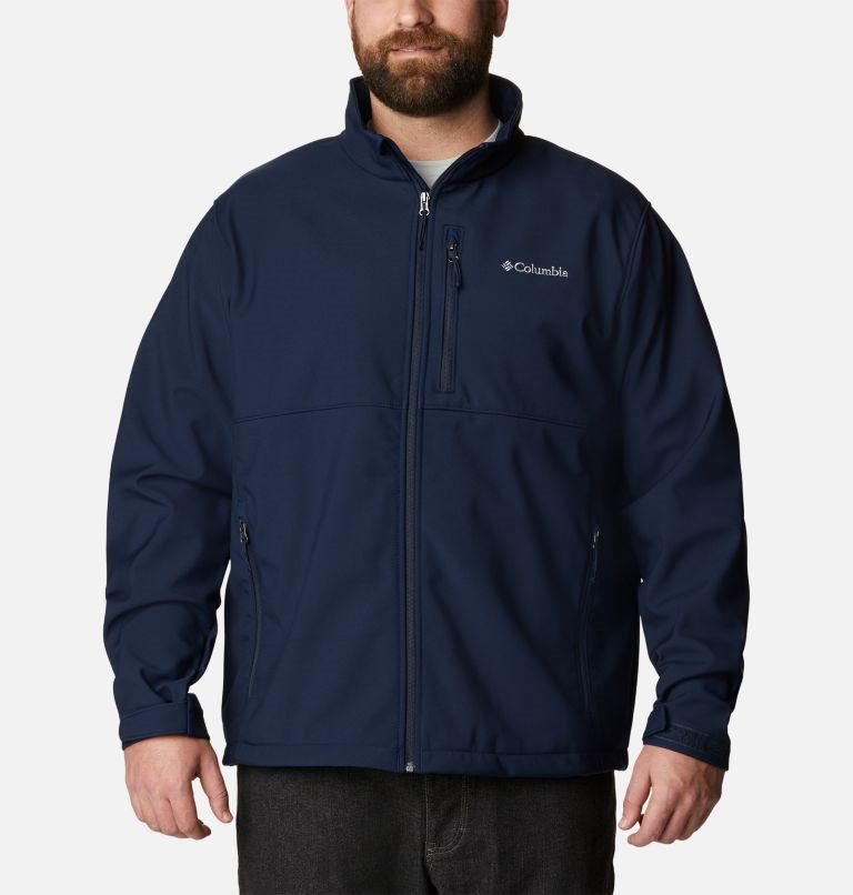 Men\'s Columbia Ascender Shell Jackets Navy | Plus Size CA-D4C81